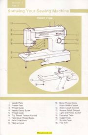 Kenmore 158.1211-158.12110-158.12111 Sewing Machine Manual