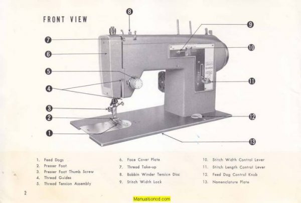 Kenmore 158.12 158.120 158.121 Sewing Machine Manual