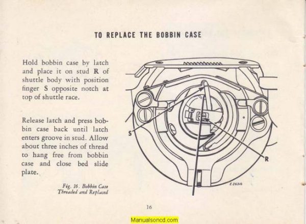 Singer 191 Sewing Machine Instruction Manual
