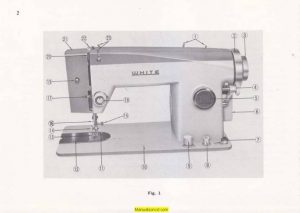 White 173 Sewing Machine Instruction Manual