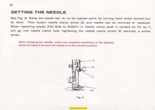 White 173 Sewing Machine Instruction Manual