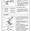 Brother VX847 - VX870 Sewing Machine Instruction Manual