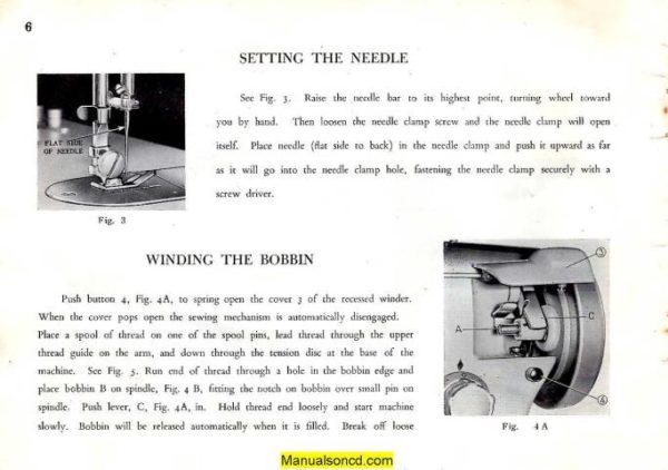 White 673 Magna-Matic Sewing Machine Instruction Manual