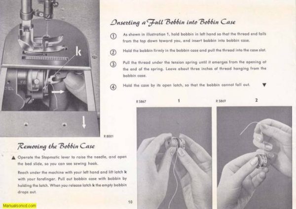 Pfaff 262 Sewing Machine Instruction Manual