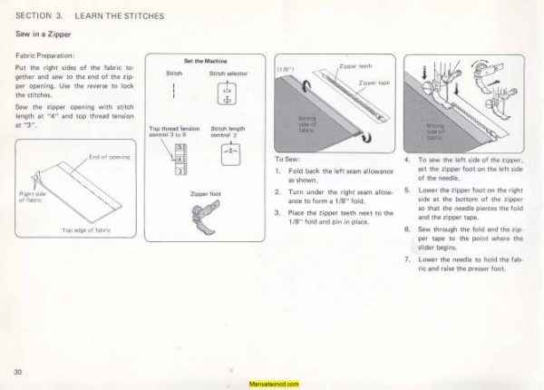 Kenmore 385.1168280 - 11682 Sewing Machine Instruction Manual