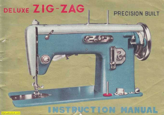 Alto Golden Stitch Deluxe Zig Zag Sewing Machine Instruction Manual Reprint  COPY