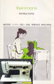 Kenmore 385.12490 - 12491 - 12492 Sewing Machine Manual