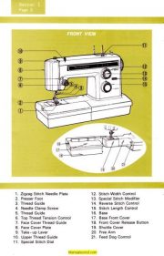 Kenmore 158.16600 - 158.1660 Sewing Machine Manual