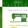 Kenmore 158.1200 - 158.12000 Sewing Machine Manual