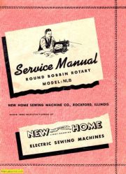 New Home NLB Rotary Sewing Machine Service-Parts Manual