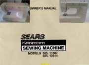 Kenmore 385.12614 - 385.12614490 Sewing Machine Manual