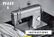 Pfaff 6 Sewing Machine Instruction Manual