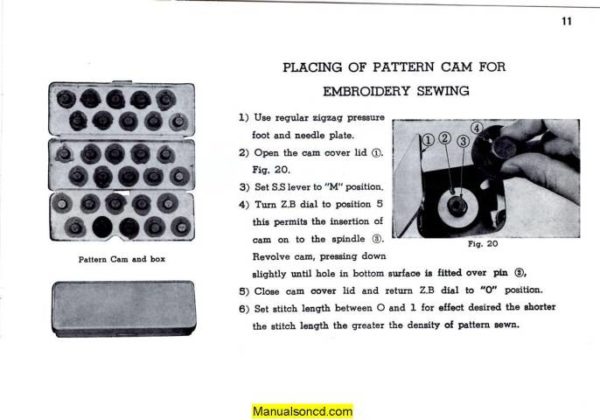 Elgin S-1145 Sewing Machine Instruction Manual