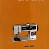 Morse - Deluxe 5500 Sewing Machine Instruction Manual