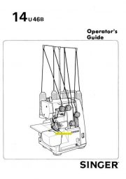 Singer 14U46B Serger Sewing Machine Instruction Manual