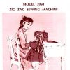 White 3950 Sewing Machine Instruction Manual