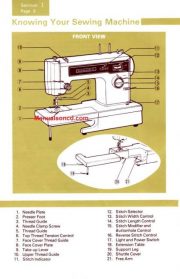 Kenmore 158.1252 - 158.12520 Sewing Machine Manual