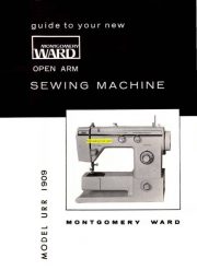 Montgomery Ward URR 1909 Sewing Machine Instruction Manual