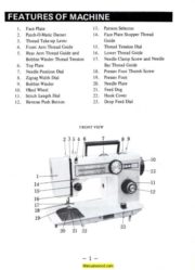 DeLuxe 580 Zigzag Sewing Machine Instruction Manual