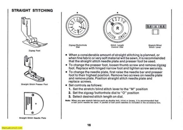 Koyo 1220 Sewing Machine Instruction Manual