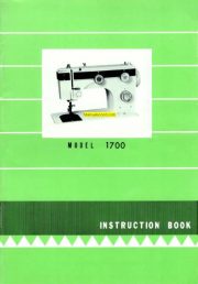 DeLuxe 1700 Sewing Machine Instruction Manual