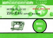 Super DeLuxe 300 Sewing Machine Instruction Manual