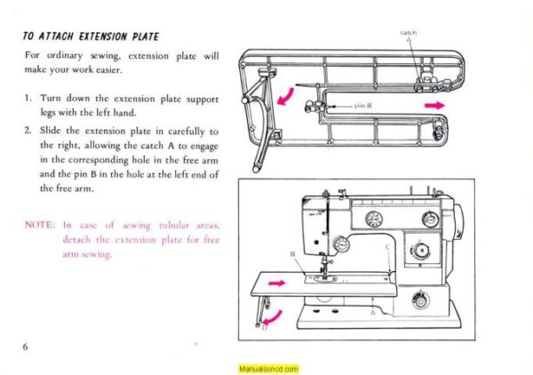Janome FA-772 Sewing Machine Instruction Manual