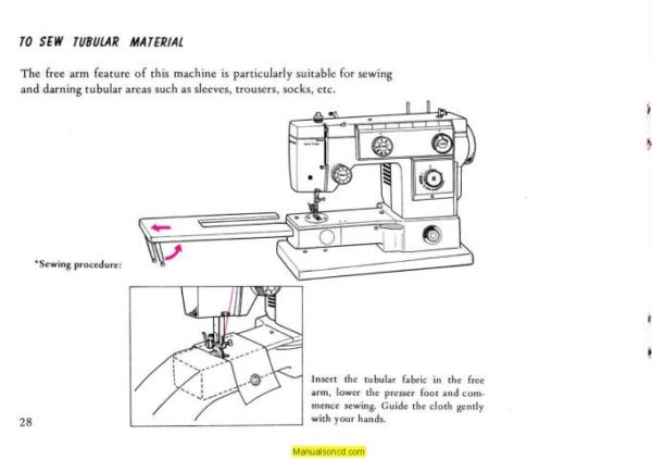 Janome FA-772 Sewing Machine Instruction Manual