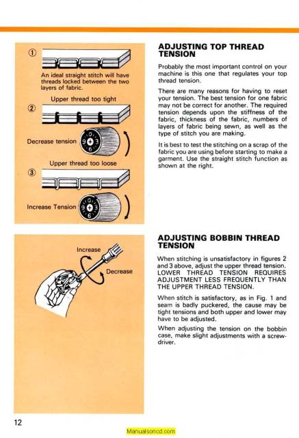 Kenmore 158.1561281 Sewing Machine Instruction Manual