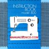 Koyo 800 Cariole Sewing Machine Instruction Manual