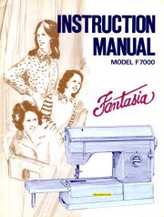 Fantasia F7000 Sewing Machine Instruction Manual