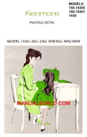 Kenmore 158.14300 - 158.14301 Sewing Machine Manual