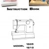 White 1505 - 1510 Sewing Machine Instruction Manual
