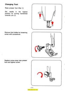 White 1505 - 1510 Sewing Machine Instruction Manual