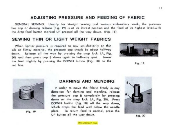 White 455 Sewing Machine Instruction Manual