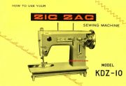 KDZ-10 Sewing Machine Instruction Manual