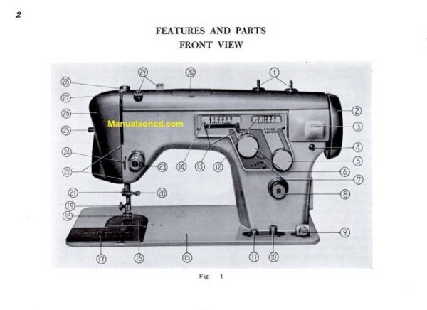 White 6477 Sewing Machine Instruction Manual