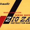 Deluxe Automatic ZigZag #5 Sewing Machine Instruction Manual