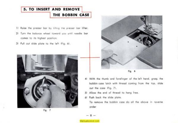 Deluxe Automatic ZigZag #5 Sewing Machine Instruction Manual