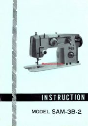 Deluxe SAM-3B-2 Sewing Machine Instruction Manual