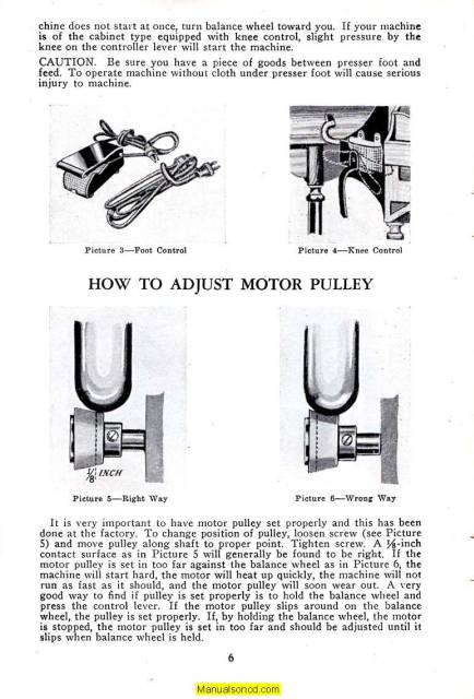 Reversew Model R40 Sewing Machine Instruction Manual