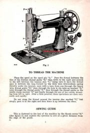 Eldredge Model E.B.H. Sewing Machine Instruction Manual