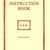 Eldredge Model E.B.H. Sewing Machine Instruction Manual