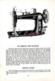 Eldredge Model V Sewing Machine Instruction Manual