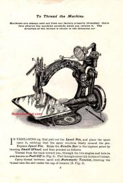 The B. Eldredge Automatic Sewing Machine Instruction Manual