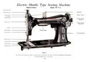 Eldredge Model "B" V.C. Sewing Machine Instruction Manual