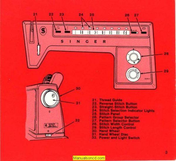Singer 560 Sewing Machine Instruction Manual