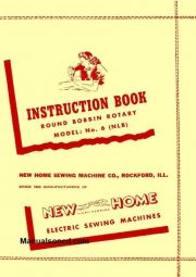 New Home Model NLB No. 6 Sewing Machine Instruction Manual