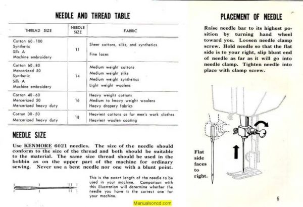 Kenmore 158.13 - 158.130 Sewing Machine Instruction Manual