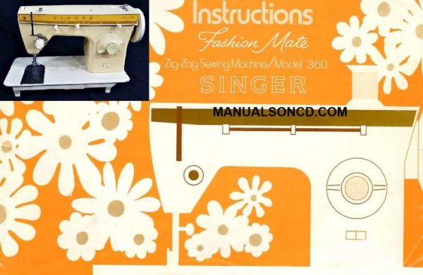 Singer 360 Fashion Mate Sewing Machine Instruction Manual